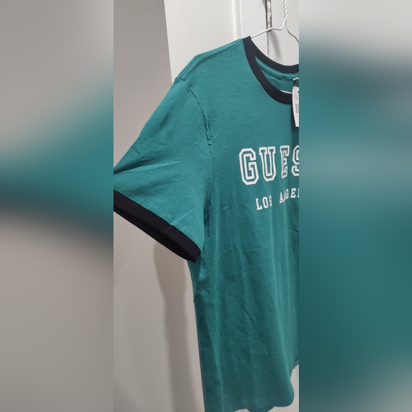 Guess shirt Los Angeles green M - Picture 5 of 6